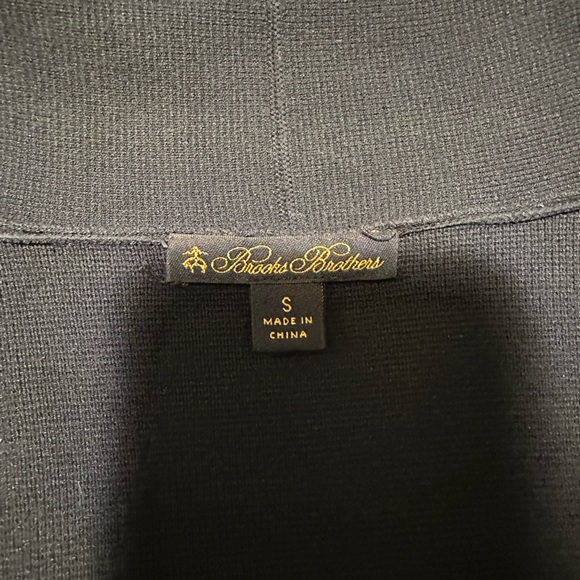 Navy Blue Brooks Brothers Sweater/Jacket - Picture 3 of 4